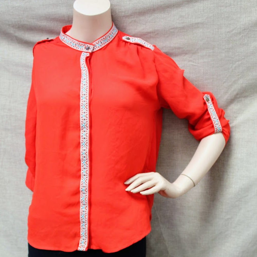 Peach Blouse